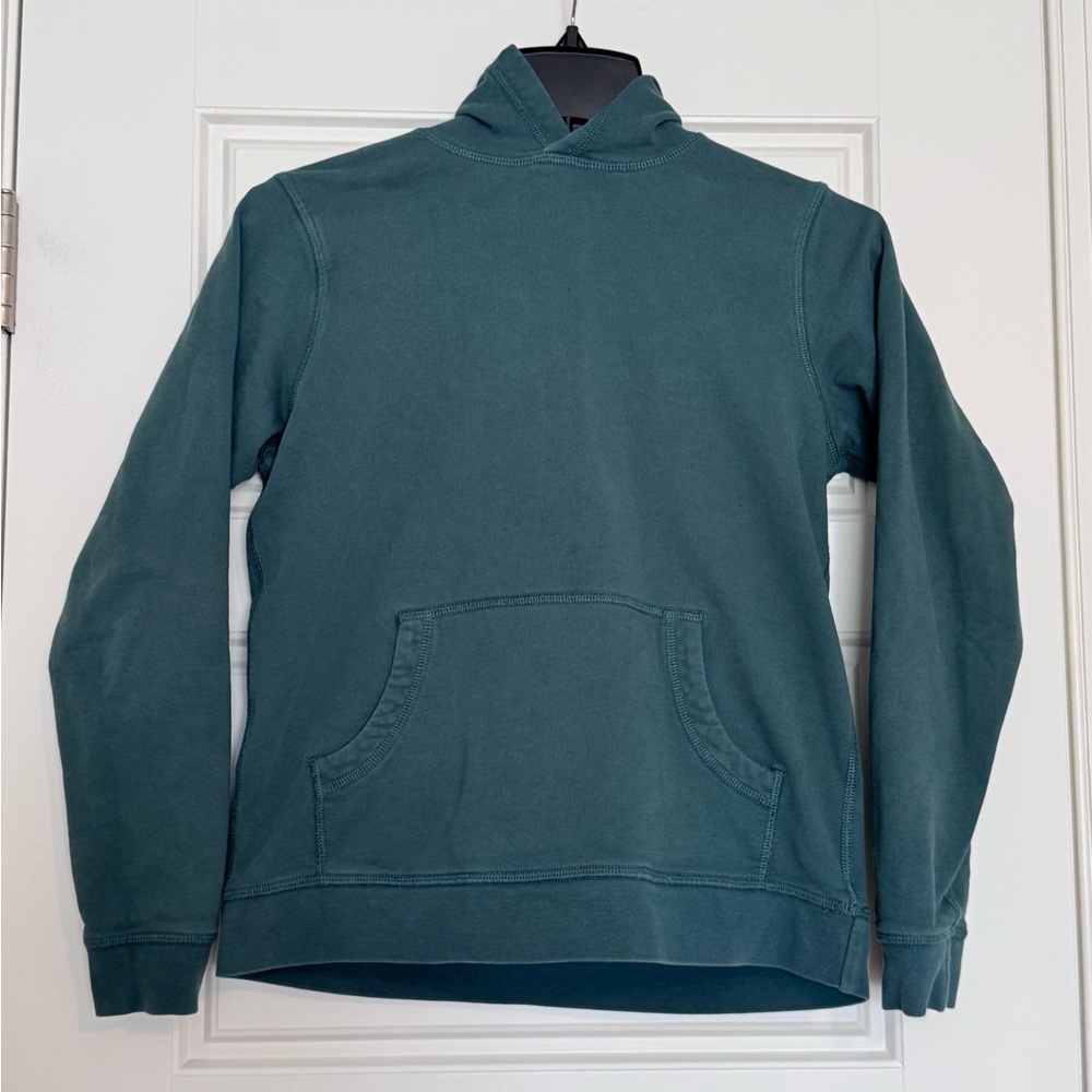 Hanna Andersson Boy’s Dark Green Hooded Pullover Sweatshirt - Size 12